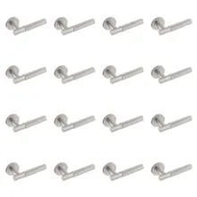 Eclipse 62232x16 Knurled Lever on Rose - Satin Nickel 16pk