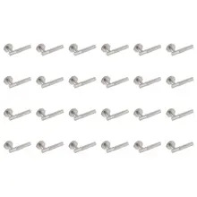 Eclipse 62232x24 Knurled Lever on Rose - Satin Nickel 24pk