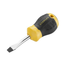 STANLEY® Hand Tools CUSHION GRIP™ Stubby Screwdriver 6.5 x 45mm Flared