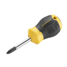 STANLEY® Hand Tools CUSHION GRIP™ Stubby Screwdriver Phillips Tip PH2 x 45mm