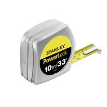 STANLEY® Hand Tools PowerLock® Classic Pocket Tape 10m/33ft (Width 25mm)