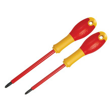 STANLEY® Hand Tools FatMax® VDE Insulated Borneo PH Screwdriver Set, 2 Piece