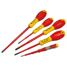 STANLEY® Hand Tools FatMax® VDE Insulated Screwdriver Set, 5 Piece Plusminus