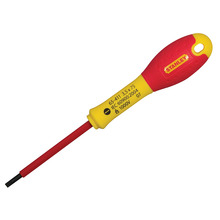 STANLEY® Hand Tools FatMax® VDE Insulated Screwdriver Parallel Tip 4.0 x 100mm
