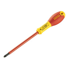 STANLEY® Hand Tools FatMax® VDE Insulated Screwdriver Pozidriv Tip PZ2 x 125mm