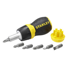 STANLEY® Hand Tools Multibit Ratchet Stubby & Bits