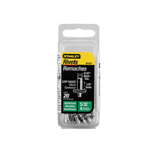 STANLEY® Hand Tools 1-PAA62 Aluminium Rivets Short 5 x 3mm Pack of 15