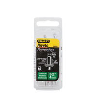 STANLEY® Hand Tools 1-PAA58 Aluminium Rivets Long 4 x 12mm Pack of 15