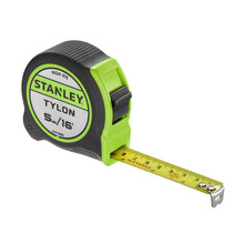 STANLEY® Hand Tools Hi-Vis Tylon Tape Measure 5m (16ft) (Width 25mm)
