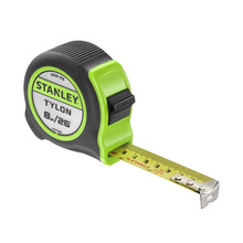 STANLEY STA130604 Hi-Vis Tylon Tape Measure 8m (26ft) (Width 25mm) XMS25TAPE8