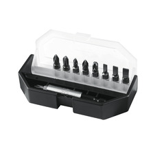 STANLEY® Hand Tools Slotted/Phillips/Pozidriv Insert Bit Set, 10 Piece