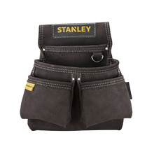 STST1-80116 Leather Double Nail Pocket Pouch