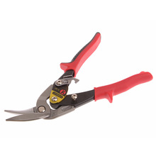 STANLEY® Hand Tools Red Offset Aviation Snips Left Cut 250mm (10in)