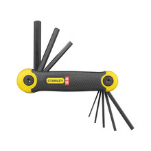 STANLEY® Hand Tools Metric Folding Hexagon Key Set, 8 Piece