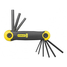 STANLEY® Hand Tools Imperial Folding Hexagon Key Set, 9 Piece (5/64 - 1/4in)