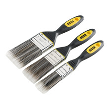 STANLEY® Hand Tools DYNAGRIP™ Synthetic Brush Pack Set of 3 25 38 & 50mm