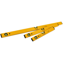 70 Single Plumb Box Section Spirit Level Pack 40cm 60cm & 100cm