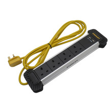 STANLEY® Electrical 4-Gang + 2 USB Powerboard with Cable Management 3m