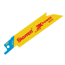 Starrett B424-5 Bi-Metal Reciprocating Blade, Metal Straight 100mm 24 TPI (Pack 5)