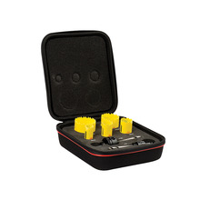 Starrett KDC05021 Deep Cut Bi-Metal Electrician's Holesaw Kit, 7 Piece