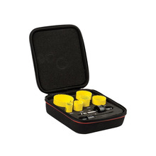 Starrett KFC06023 Fast Cut Bi-Metal General Purpose Holesaw Kit, 8 Piece