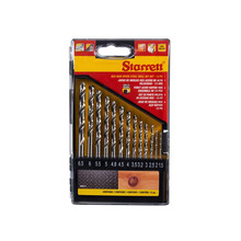 Starrett STRKSDHSP13 HSS Split Point Drill Bit Set, 13 Piece