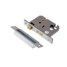 Eclipse 76 mm Euro Profile Sashlock - Satin Chrome Plate - J73095