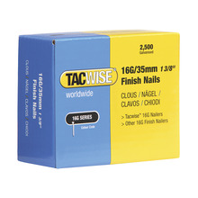 Tacwise TAC0296 16 Gauge Straight Finish Nails 38mm (Pack 2500)
