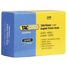 Tacwise TAC0770 16G Angled Finish Nails 38mm for DC618K (Pack 2500)