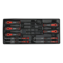 Sealey TBT23 Premier Scraper & Hook Set with Tool Tray 9pc