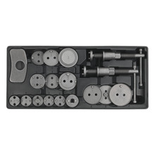 Sealey TBT27 Premier Brake Wind-Back Tool Kit with Tool Tray 18pc