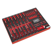 Premier Platinum Screwdriver Set with Tool Tray 72pc