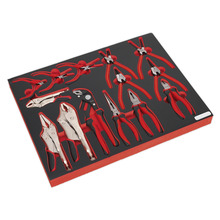 Premier Platinum Pliers Set with Tool Tray 14pc