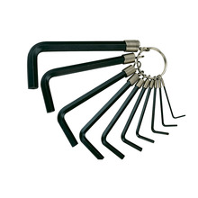 Teng TEN1424 Imperial Hexagon Key Set on Ring, 10 Piece (1/16-3/8in)