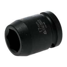 Teng TEN920517N Impact Socket Hexagon 6-Point 1/2in Drive 17mm
