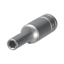 Teng TENM140210 Hexagon Socket Deep 6 Point Regular AF 1/4in Drive 5/16in