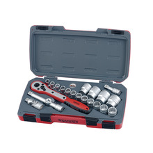 T1221 Socket Set of 21 Metric 1/2in Drive