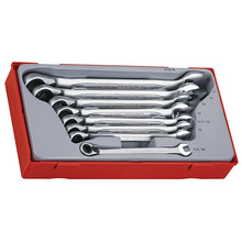 TT6508R Metric Ratchet Combination Spanner Set, 8 Piece