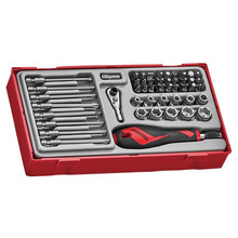 TTMDQ49 Bit & Quick Chuck Driver Set, 49 Piece - 1/4in Drive