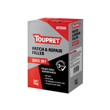 Toupret TOUFGREB01GB Quick Dry Patch & Repair 1kg