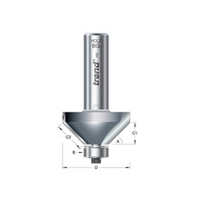 Trend TRE4636012TC 46/360 x 1/2 TCT Bearing Guided Chamfer 45 35.1 x 12mm
