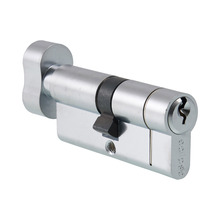 Eclipse 70 mm Euro Profile Cylinder/Turn - Satin Chrome Plate - J73401