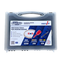 Marcrist 3999.101.387 Mortar Raking Kit 115mm x 6mm Blade / Diamond Router 8mm / Drill Bit x 8mm 