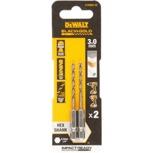 DeWALT 3.0mm Black & Gold 1/4