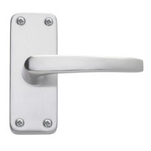 Eclipse Aluminium Latch Set - Satin Anodised Aluminium - J31044