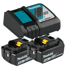 Makita BL1850 18V 5.0Ah Li-Ion LXT Battery Twin Pack With DC18RC Charger