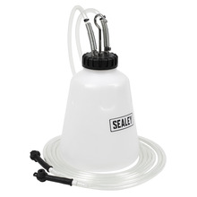 Sealey VS0218 High Flow Twin Pipe Brake Bleed Bottle 2L