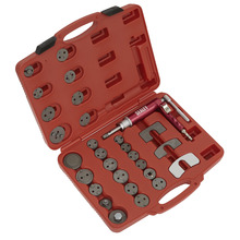 Sealey Air Operated Brake Piston Wind-Back Tool Kit 29pc