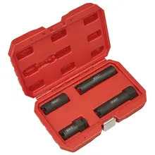 Sealey VS2061 Diesel Injector Socket Set for Commercial Vehicles 4pc