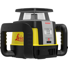 Leica 6012274KIT Rugby CLH Rotary Horizontal Li-ion Laser With Rod Eye RE160 Tripod & Staff